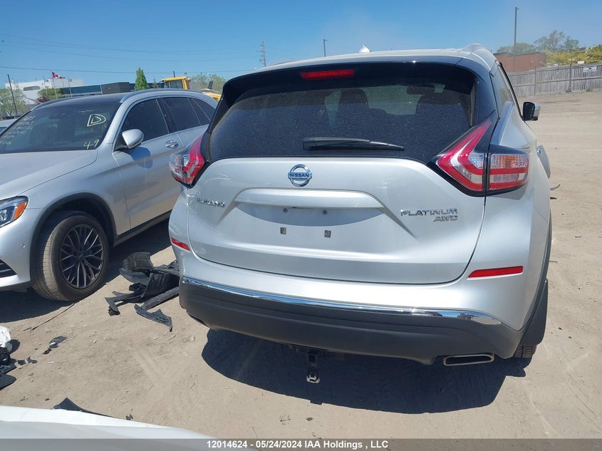 2015 Nissan Murano S/Sl/Sv/Platinum VIN: 5N1AZ2MH6FN220594 Lot: 12014624