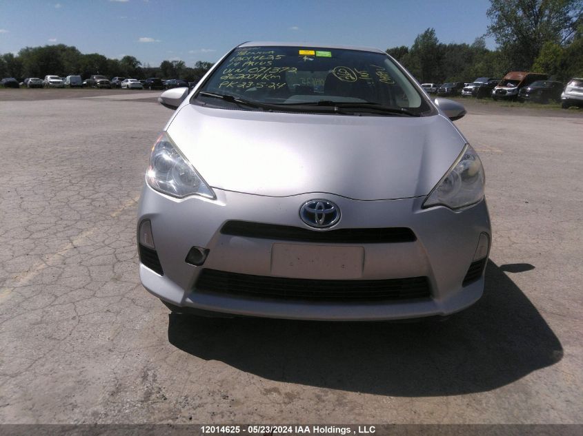 2014 Toyota Prius C Technology VIN: JTDKDTB36E1071372 Lot: 12014625