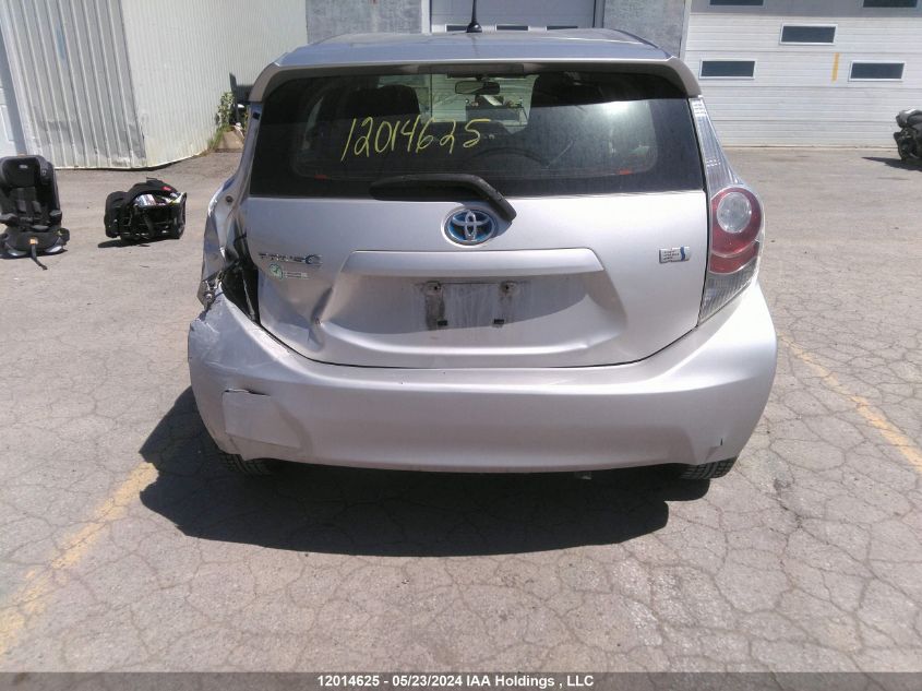 2014 Toyota Prius C Technology VIN: JTDKDTB36E1071372 Lot: 12014625