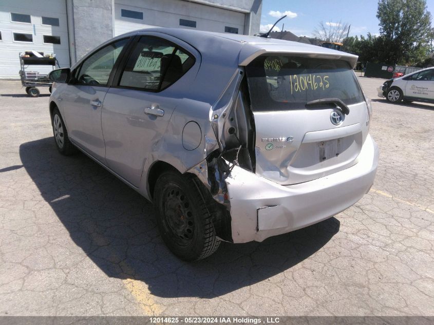 2014 Toyota Prius C Technology VIN: JTDKDTB36E1071372 Lot: 12014625