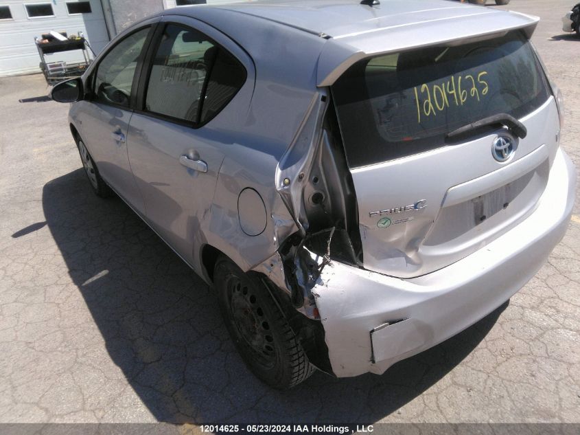 2014 Toyota Prius C Technology VIN: JTDKDTB36E1071372 Lot: 12014625