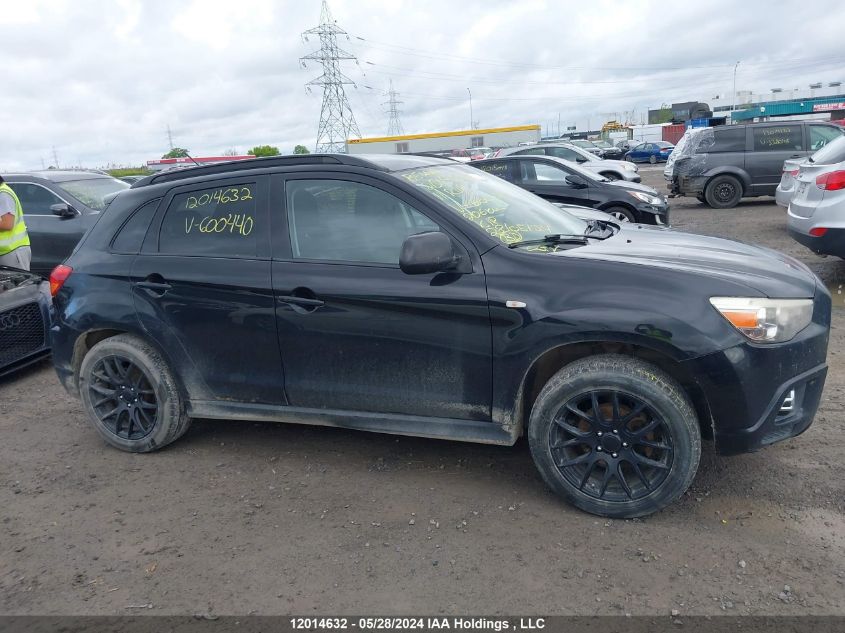 2011 Mitsubishi Rvr VIN: JA4AJ4AU9BZ600440 Lot: 12014632