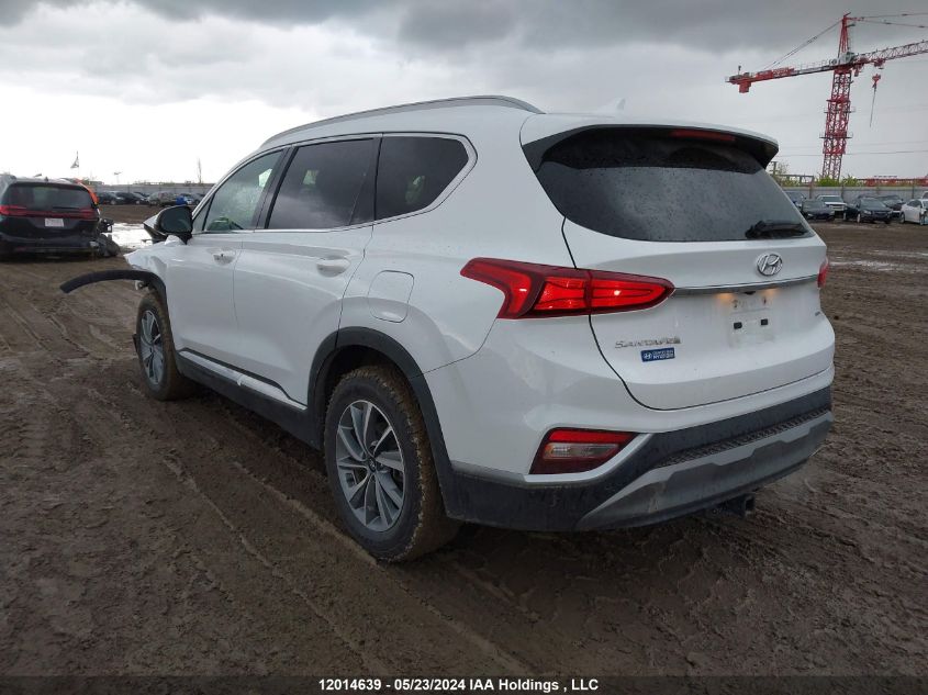 2020 Hyundai Santa Fe VIN: 5NMS3CAD5LH160141 Lot: 12014639