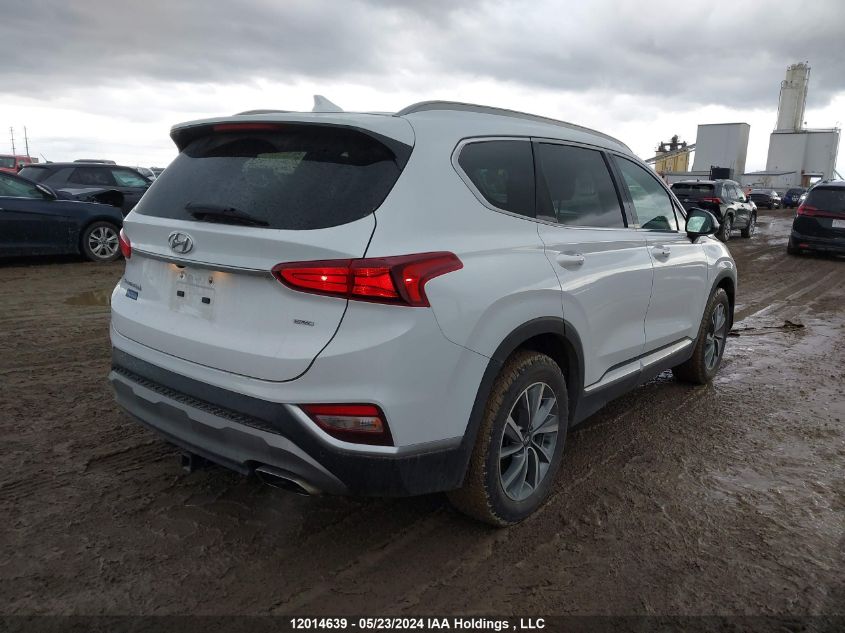 2020 Hyundai Santa Fe VIN: 5NMS3CAD5LH160141 Lot: 12014639