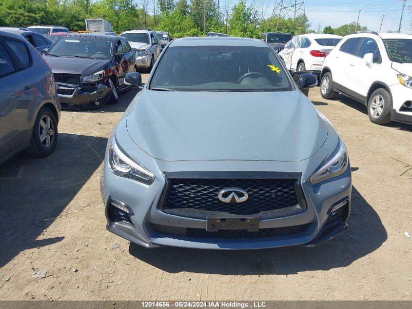 2021 Infiniti Q50 VIN: JN1FV7DR5MM880756 Lot: 12014656