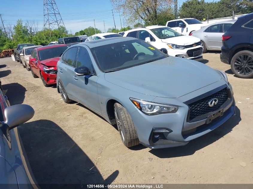 2021 Infiniti Q50 VIN: JN1FV7DR5MM880756 Lot: 12014656