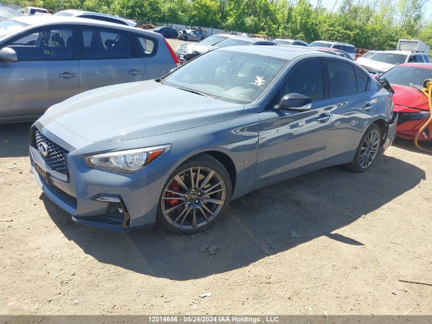 2021 Infiniti Q50 VIN: JN1FV7DR5MM880756 Lot: 12014656