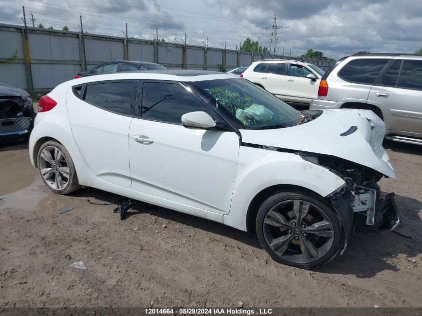 2015 Hyundai Veloster VIN: KMHTC6AD4FU226631 Lot: 12014664