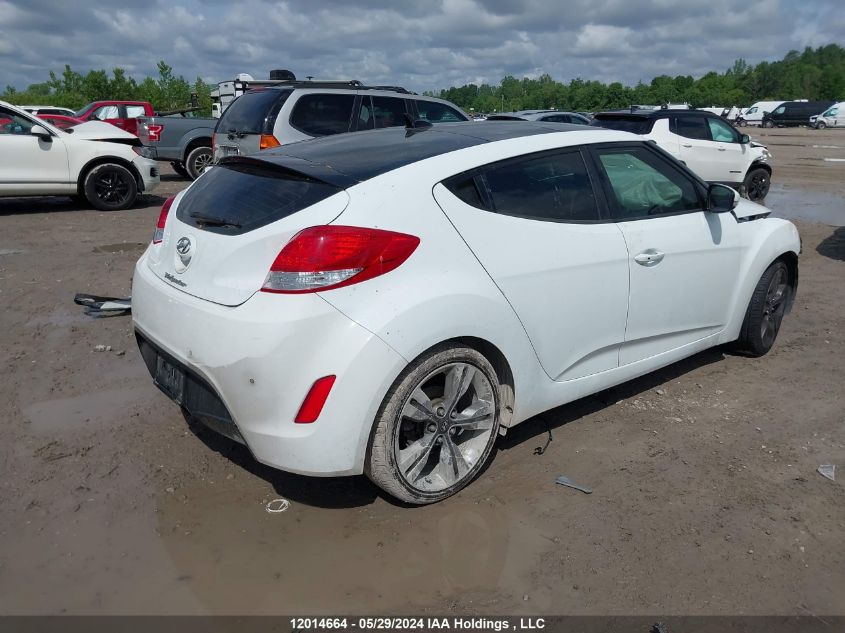 2015 Hyundai Veloster VIN: KMHTC6AD4FU226631 Lot: 12014664