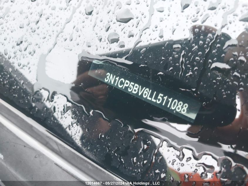 2020 Nissan Kicks VIN: 3N1CP5BV6LL511088 Lot: 12014667