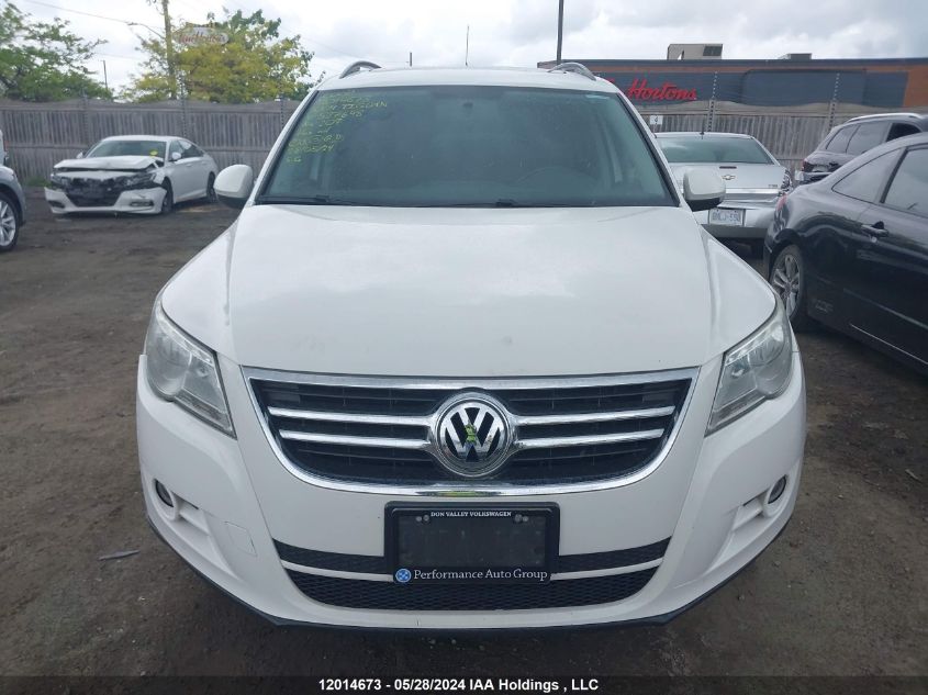 2009 Volkswagen Tiguan VIN: WVGBV75N49W527648 Lot: 12014673