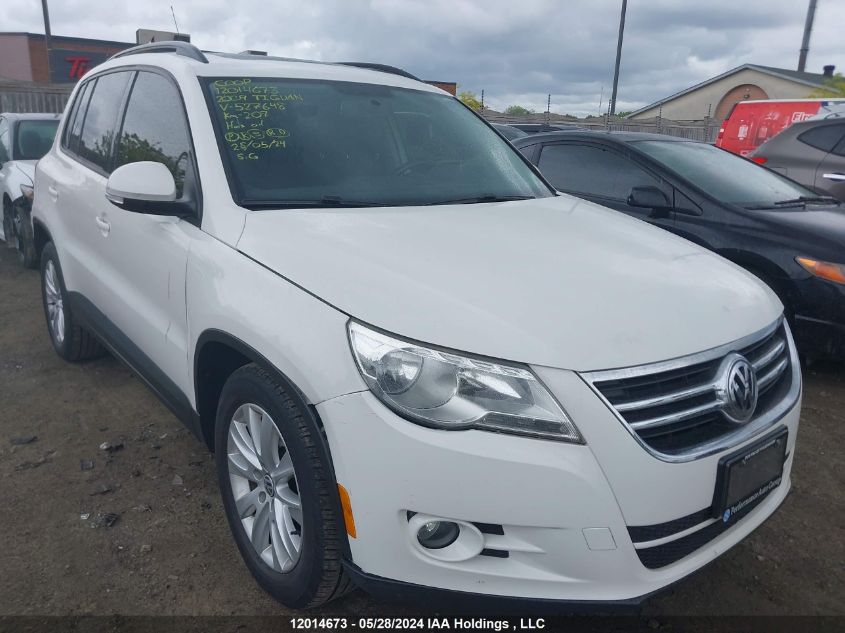 2009 Volkswagen Tiguan VIN: WVGBV75N49W527648 Lot: 12014673