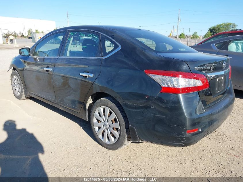 2013 Nissan Sentra VIN: 3N1AB7AP4DL694089 Lot: 12014675