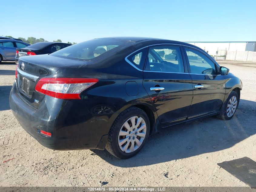 2013 Nissan Sentra VIN: 3N1AB7AP4DL694089 Lot: 12014675