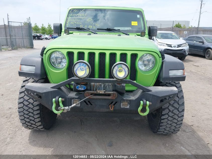 2019 Jeep Wrangler Unlimited Sport VIN: 1C4HJXDG0KW669854 Lot: 12014683