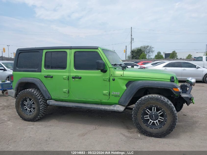 2019 Jeep Wrangler Unlimited Sport VIN: 1C4HJXDG0KW669854 Lot: 12014683