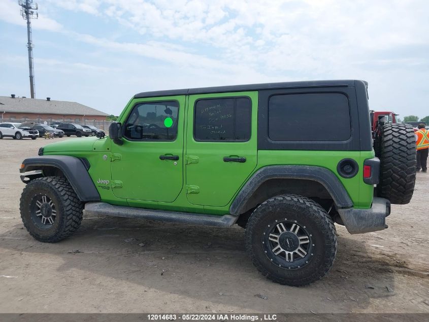 2019 Jeep Wrangler Unlimited Sport VIN: 1C4HJXDG0KW669854 Lot: 12014683