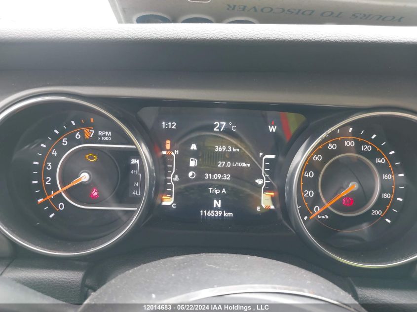 2019 Jeep Wrangler Unlimited Sport VIN: 1C4HJXDG0KW669854 Lot: 12014683