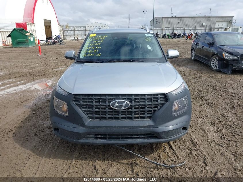 2022 Hyundai Venue VIN: KMHRC8A37NU182605 Lot: 12014688