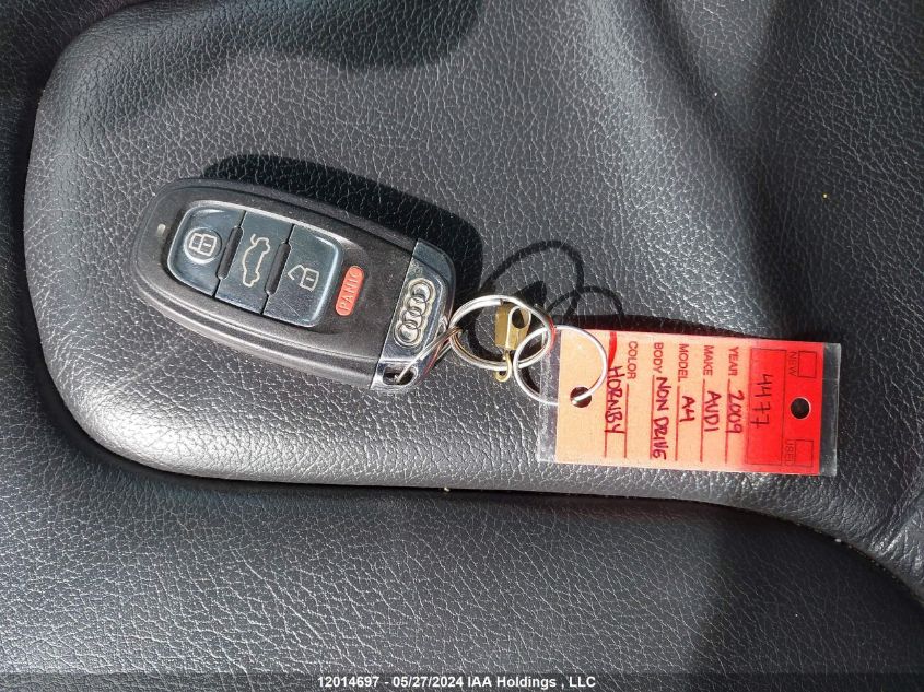 2009 Audi A4 VIN: WAUVF68K49A157094 Lot: 12014697