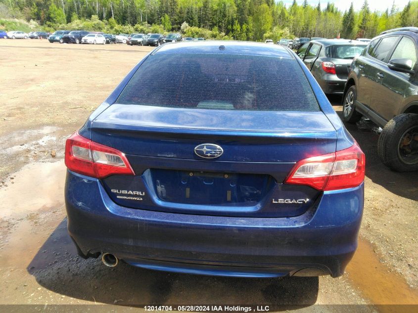 2016 Subaru Legacy VIN: 4S3BNCG6XG3032193 Lot: 12014704