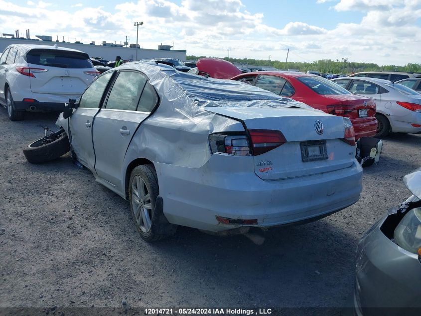 2017 Volkswagen Jetta VIN: 3VWL17AJ6HM291698 Lot: 12014721