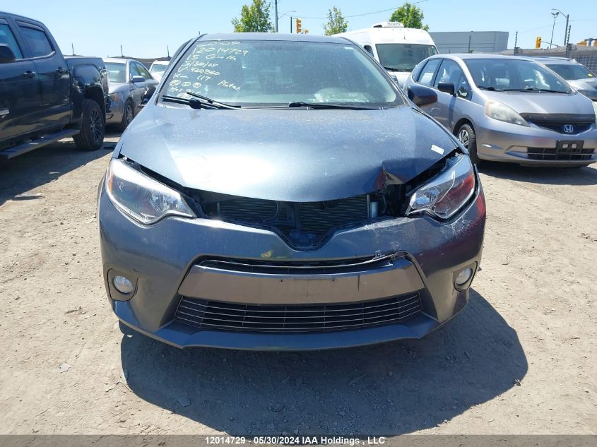 2015 Toyota Corolla Le VIN: 2T1BURHEXFC420560 Lot: 12014729