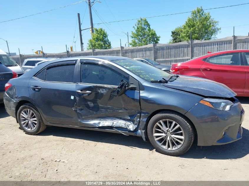 2015 Toyota Corolla Le VIN: 2T1BURHEXFC420560 Lot: 12014729