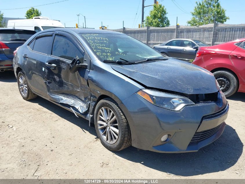 2015 Toyota Corolla Le VIN: 2T1BURHEXFC420560 Lot: 12014729