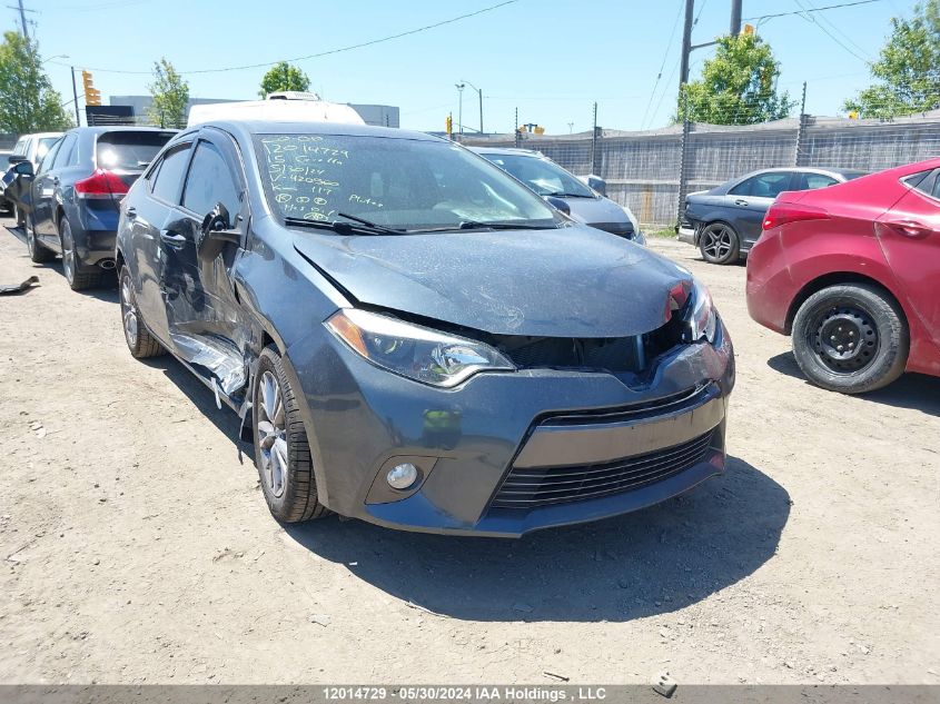 2015 Toyota Corolla Le VIN: 2T1BURHEXFC420560 Lot: 12014729