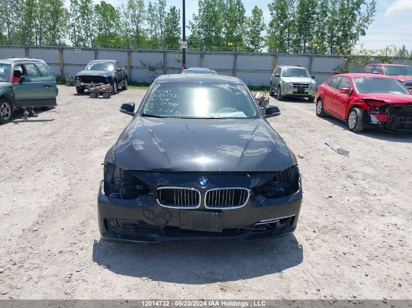 2012 BMW 3 Series VIN: WBA3A5C54CF347988 Lot: 12014732