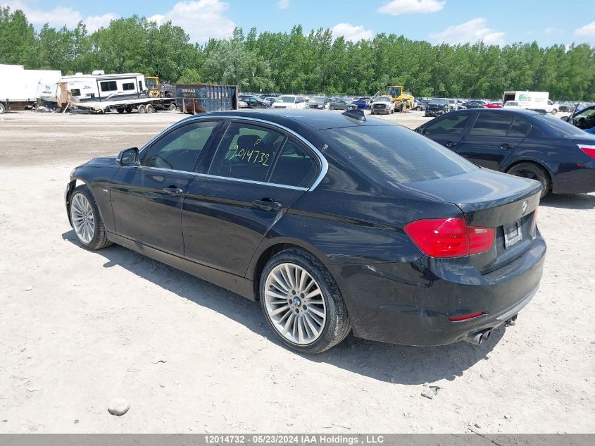 2012 BMW 3 Series VIN: WBA3A5C54CF347988 Lot: 12014732