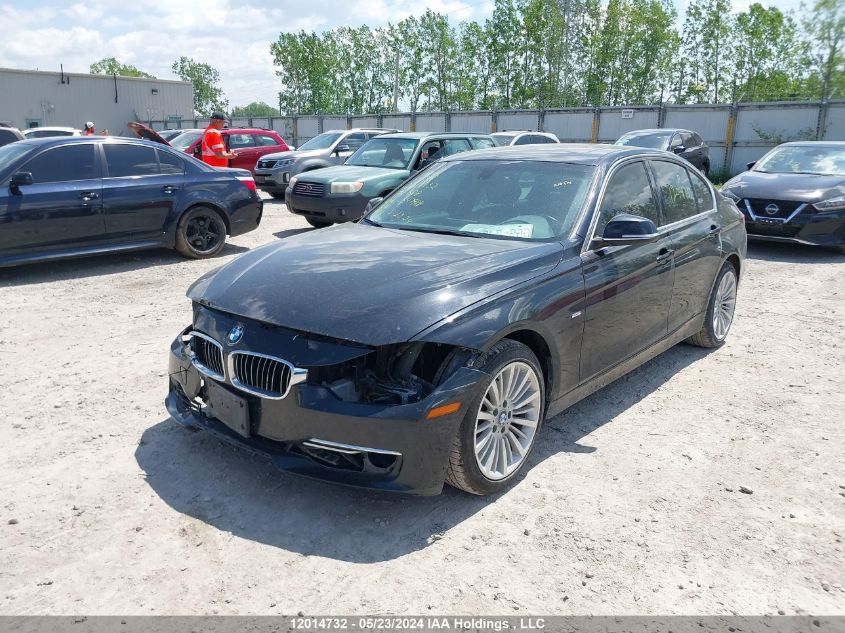 2012 BMW 3 Series VIN: WBA3A5C54CF347988 Lot: 12014732