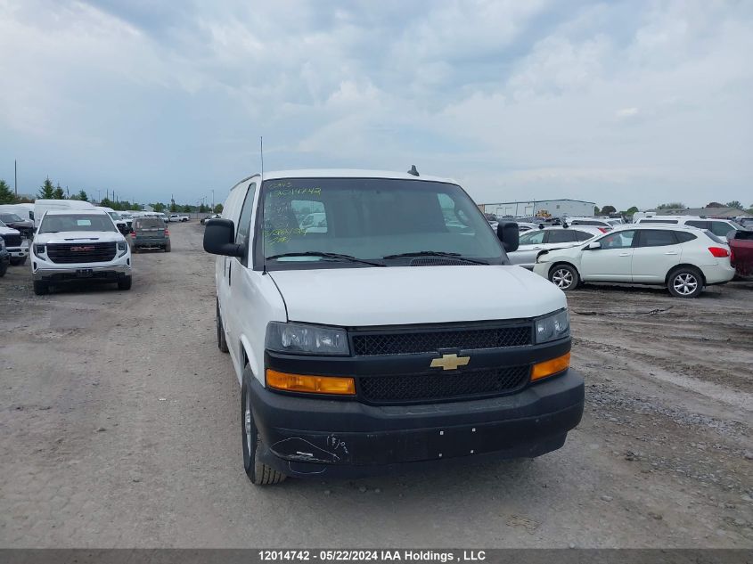 2021 Chevrolet Express Cargo Van VIN: 1GCWGBFP7M1191194 Lot: 12014742