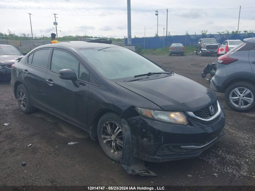 2013 Honda Civic Sdn VIN: 2HGFB2F48DH100585 Lot: 12014747