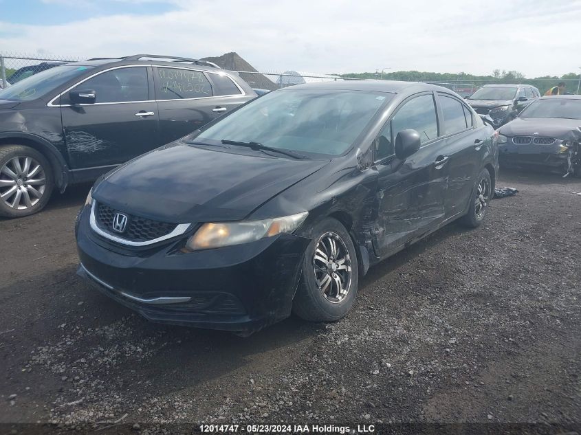 2013 Honda Civic Sdn VIN: 2HGFB2F48DH100585 Lot: 12014747