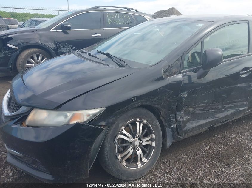 2013 Honda Civic Sdn VIN: 2HGFB2F48DH100585 Lot: 12014747