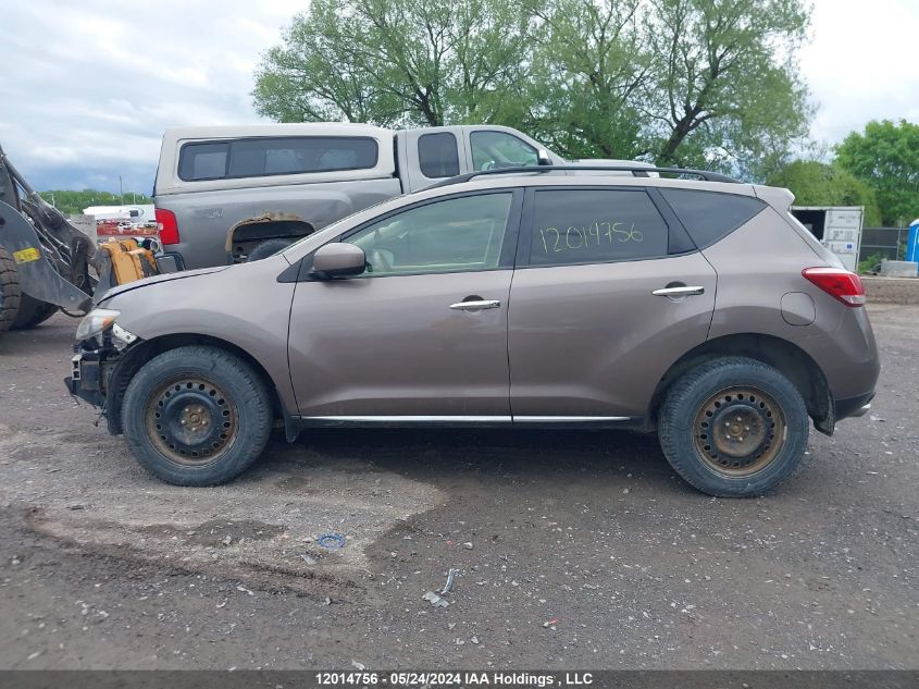 2014 Nissan Murano S/Sl/Sv/Le VIN: JN8AZ1MW1EW508484 Lot: 12014756