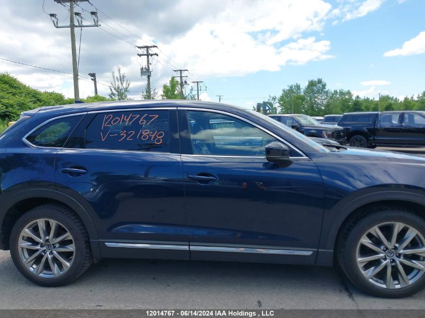 2019 Mazda Cx-9 Grand Touring VIN: JM3TCBDY5K0321848 Lot: 12014767