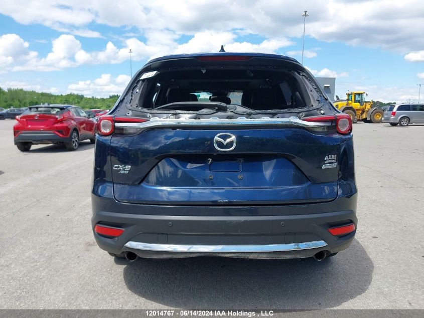 2019 Mazda Cx-9 Grand Touring VIN: JM3TCBDY5K0321848 Lot: 12014767