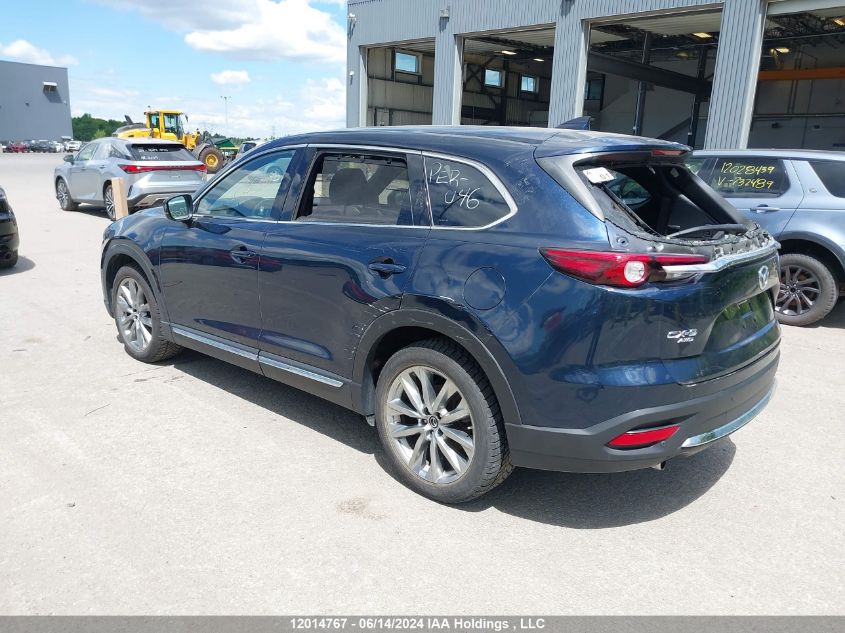 2019 Mazda Cx-9 Grand Touring VIN: JM3TCBDY5K0321848 Lot: 12014767