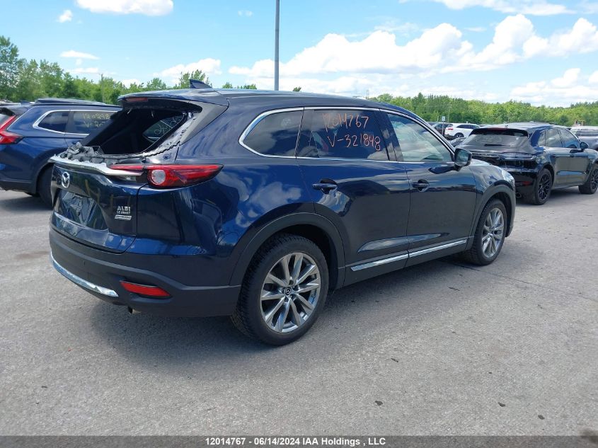 2019 Mazda Cx-9 Grand Touring VIN: JM3TCBDY5K0321848 Lot: 12014767