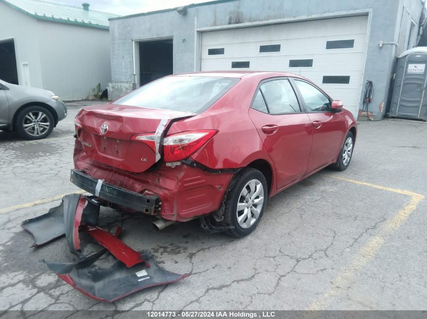 2015 Toyota Corolla Ce/Le/S VIN: 2T1BURHE8FC410092 Lot: 12014773