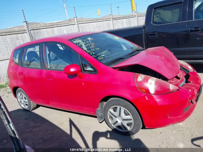 2008 Honda Fit VIN: JHMGD38478S809036 Lot: 12014785