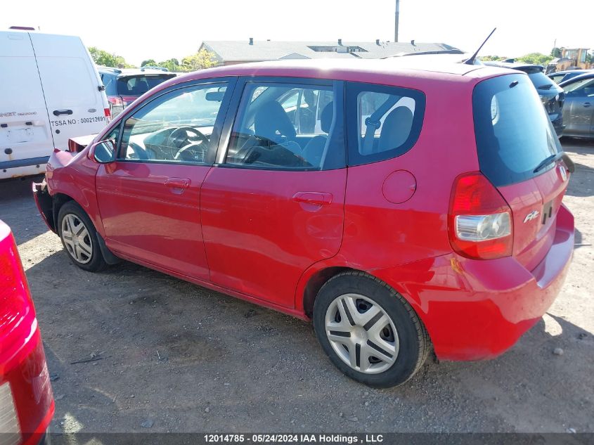 2008 Honda Fit VIN: JHMGD38478S809036 Lot: 12014785