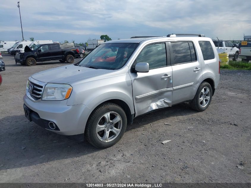 2013 Honda Pilot VIN: 5FNYF4H58DB505722 Lot: 12014803