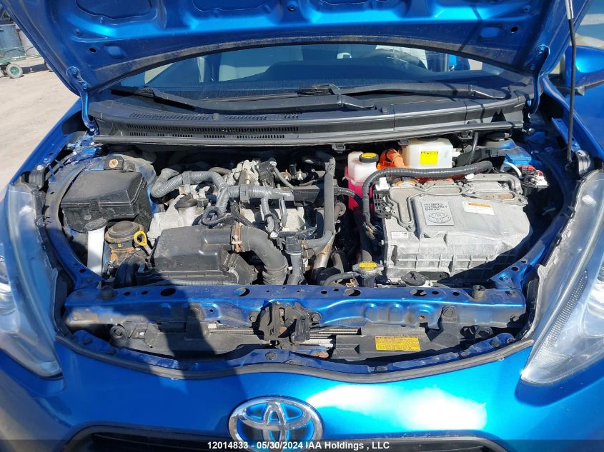 2015 Toyota Prius C VIN: JTDKDTB39F1586044 Lot: 12014833