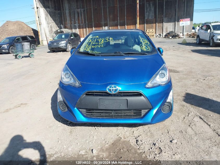 2015 Toyota Prius C VIN: JTDKDTB39F1586044 Lot: 12014833