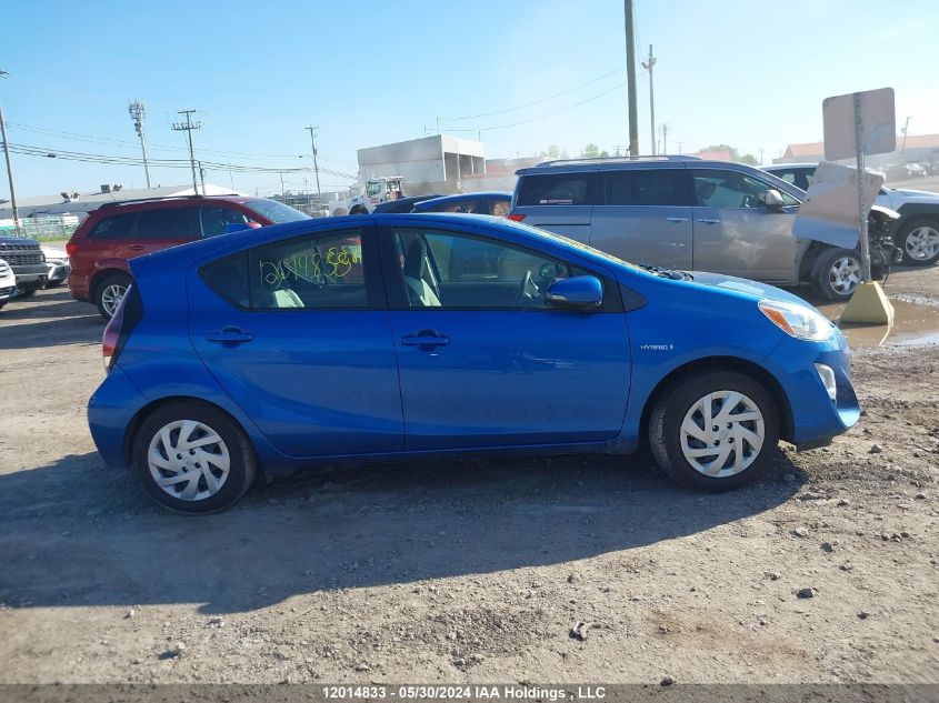 2015 Toyota Prius C VIN: JTDKDTB39F1586044 Lot: 12014833