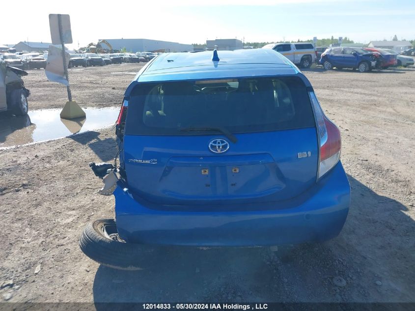 2015 Toyota Prius C VIN: JTDKDTB39F1586044 Lot: 12014833